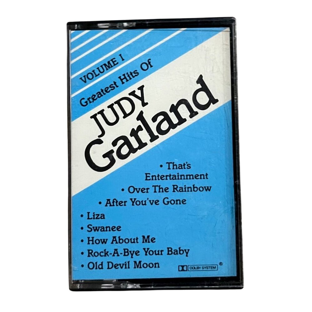Judy Garland Greatest Hits Volume I Cassette Tape